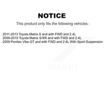 Charger l'image dans la galerie, Front Rear Wheel Bearing And Hub Assembly Kit For Toyota Matrix Pontiac Vibe