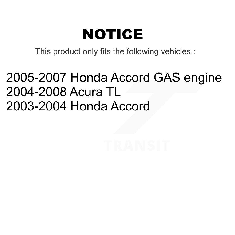 Front Rear Wheel Bearing And Hub Assembly Kit For Honda Accord Acura TL