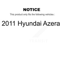 Charger l'image dans la galerie, Front Rear Wheel Bearing And Hub Assembly Kit For 2011 Hyundai Azera