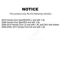 Charger l'image dans la galerie, Front Rear Wheel Bearing And Hub Assembly Kit For Honda Civic