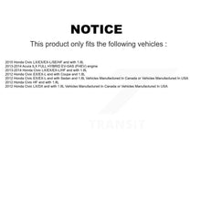 Charger l'image dans la galerie, Front Rear Wheel Bearing And Hub Assembly Kit For Honda Civic