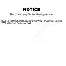 Load image into Gallery viewer, Front Rear Wheel Bearing And Hub Assembly Kit For Mitsubishi Outlander FWD