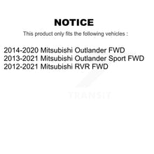 Charger l'image dans la galerie, Front Rear Wheel Bearing Hub Assembly Kit For Mitsubishi Outlander Sport RVR FWD