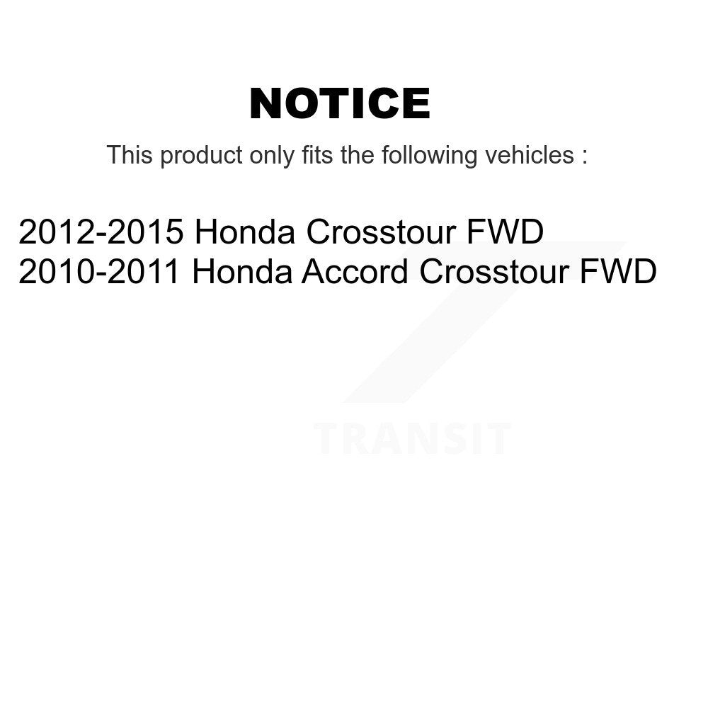 Front Rear Wheel Bearing And Hub Assembly Kit For Honda Crosstour Accord FWD