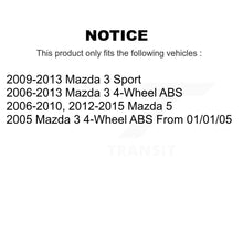 Load image into Gallery viewer, Front Rear Wheel Bearing And Hub Assembly Kit For Mazda 3 5 Sport
