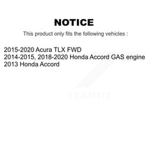 Charger l'image dans la galerie, Front Rear Wheel Bearing And Hub Assembly Kit For Honda Accord Acura TLX