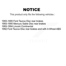 Charger l'image dans la galerie, Front Rear Wheel Bearing Hub Assembly Kit For Ford Taurus Mercury Sable Lincoln