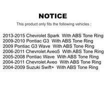 Load image into Gallery viewer, Front Rear Wheel Bearing Hub Assembly Kit For Chevrolet Aveo Spark Aveo5 Pontiac