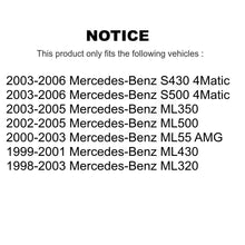 Charger l'image dans la galerie, Front Rear Wheel Bearing Kit For Mercedes-Benz ML320 ML350 S430 S500 ML430 ML500