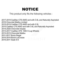 Charger l'image dans la galerie, Front Rear Wheel Bearing Hub Assembly Kit For Chevrolet Malibu Buick Impala XTS