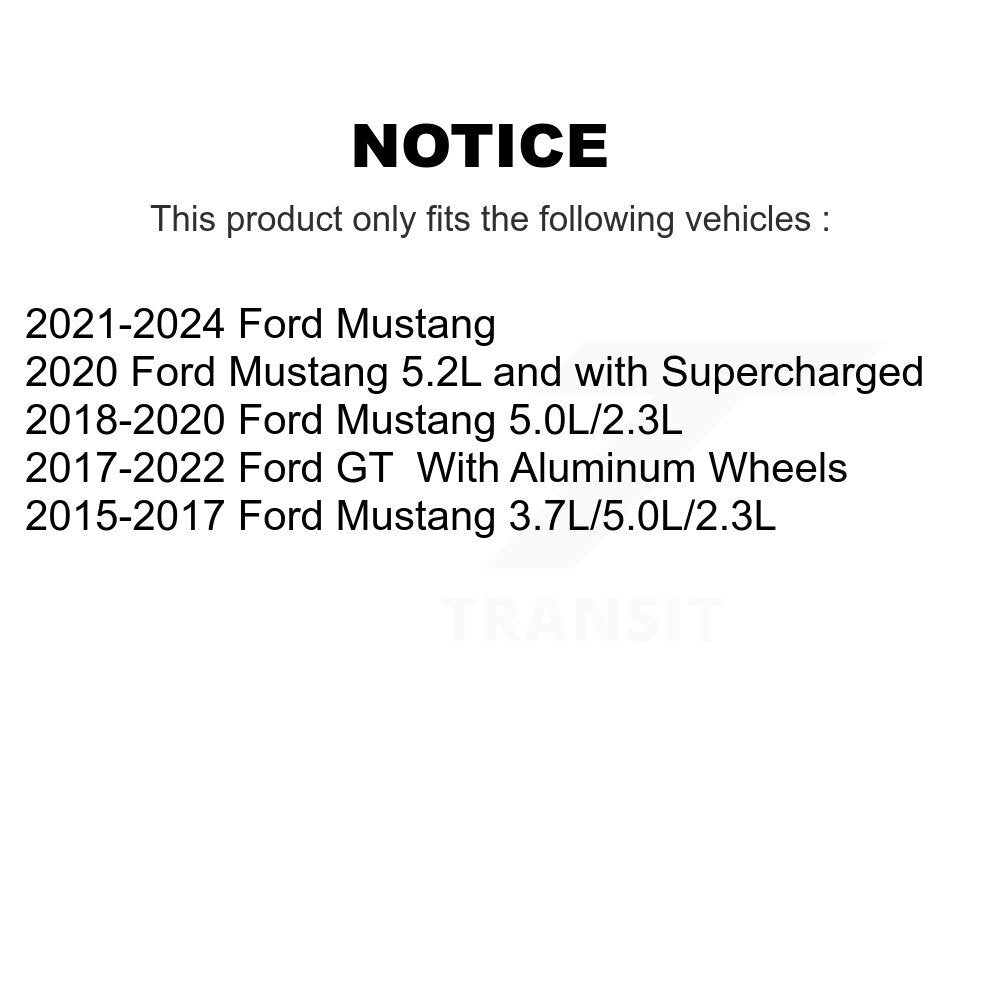Rear Wheel Bearing And Hub Assembly Pair For Ford Mustang GT
