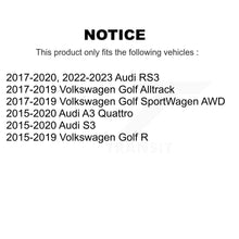 Load image into Gallery viewer, Rear Wheel Bearing &amp; Hub Assembly Pair For Audi Volkswagen A3 Quattro Golf R S3