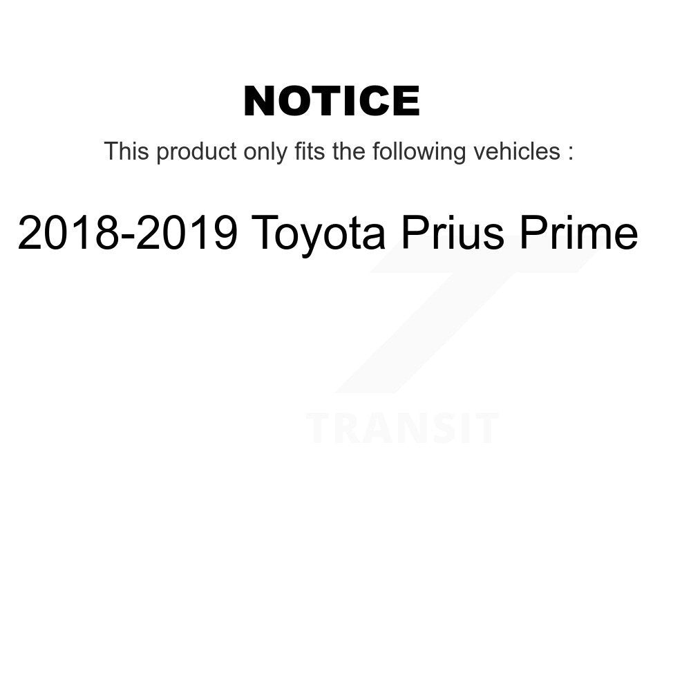 Front Rear Wheel Bearing And Hub Assembly Kit For Toyota Prius Prime With AISIN