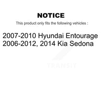 Load image into Gallery viewer, Front Rear Wheel Bearing &amp; Hub Assembly Kit For Kia Sedona Hyundai Entourage