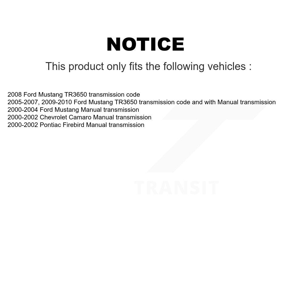 Paire de roulements de roue arrière, pour Ford Mustang Chevrolet Camaro Pontiac Firebird 
