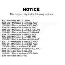 Load image into Gallery viewer, Front Wheel Bearing &amp; Hub Assembly Pair For Mercedes-Benz C300 GLC300 E300 E400