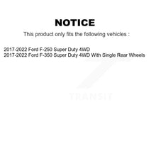 Charger l'image dans la galerie, Front Wheel Bearing And Hub Assembly Pair For Ford F-250 Super Duty F-350 4WD