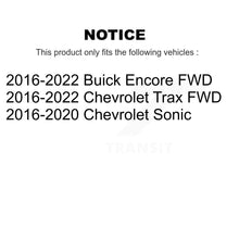 Charger l'image dans la galerie, Front Rear Wheel Bearing Hub Assembly Kit For Chevrolet Trax Buick Encore Sonic