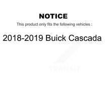 Charger l'image dans la galerie, Front Rear Wheel Bearing &amp; Hub Assembly Kit For 2018-2019 Buick Cascada