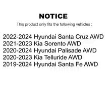 Charger l'image dans la galerie, Front Rear Wheel Bearing Hub Assembly Kit For Hyundai Santa Fe Palisade Kia Cruz