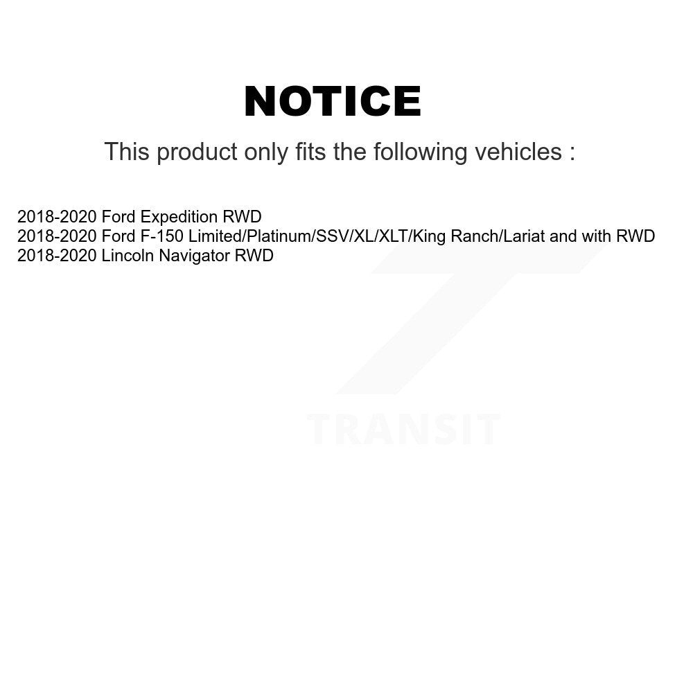 Front Wheel Bearing And Hub Assembly Pair For Ford F-150 Expedition Lincoln