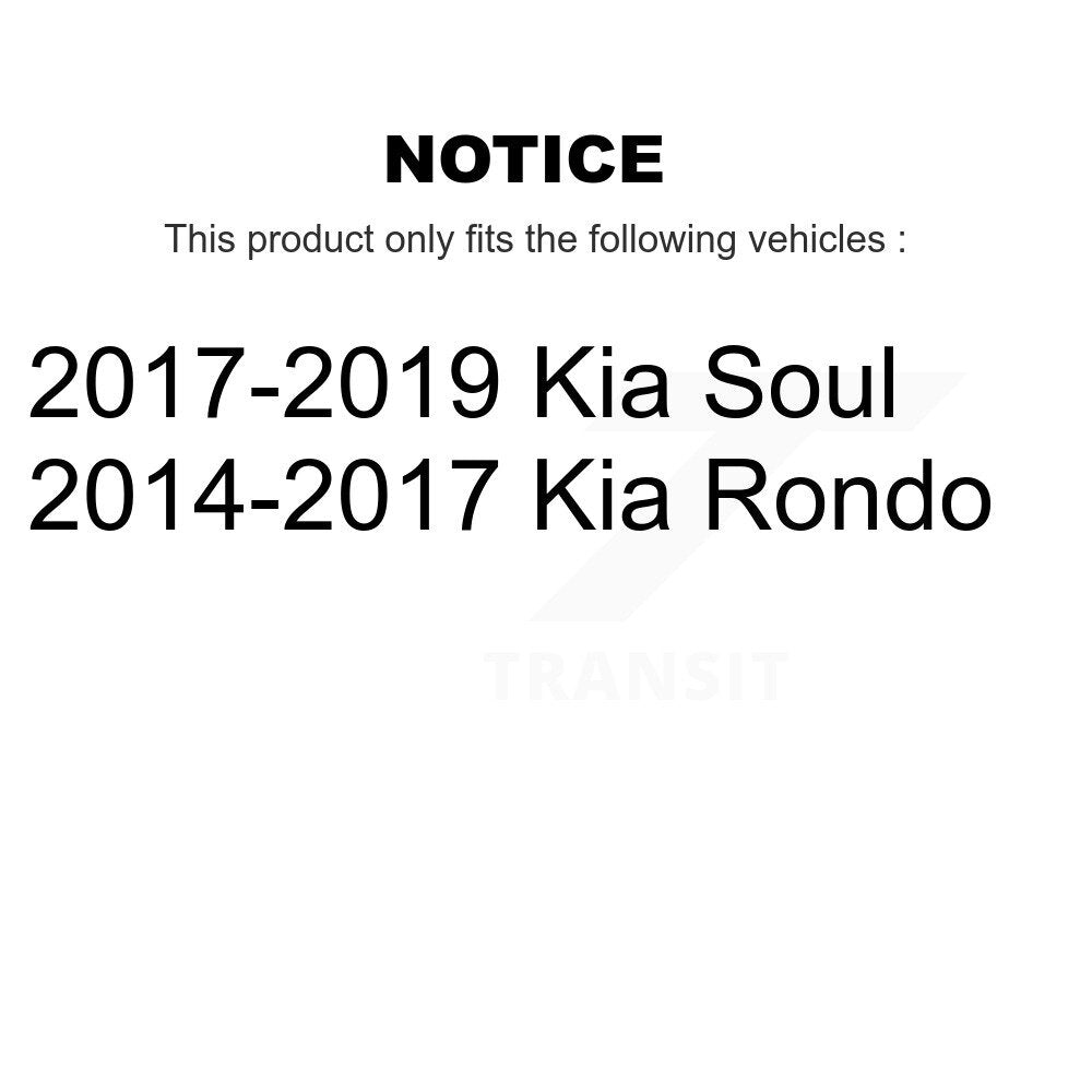 Front Wheel Bearing And Hub Assembly Pair For Kia Soul Rondo K70-101955