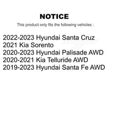 Load image into Gallery viewer, Front Wheel Bearing Hub Assembly Pair For Hyundai Santa Fe Palisade Kia Sorento