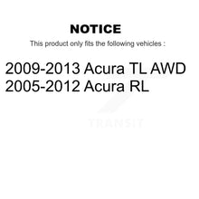 Charger l'image dans la galerie, Rear Wheel Bearing And Hub Assembly Pair For Acura TL RL K70-101969