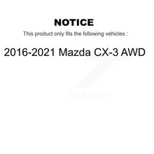 Load image into Gallery viewer, Rear Wheel Bearing And Hub Assembly Pair For 2016-2021 Mazda CX-3 AWD K70-101977