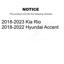 Load image into Gallery viewer, Rear Wheel Bearing And Hub Assembly Pair For Kia Rio Hyundai Accent K70-101980