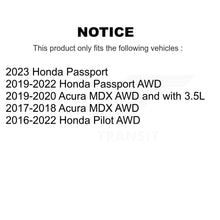 Load image into Gallery viewer, Front Rear Wheel Bearing And Hub Assembly Kit For Honda Pilot Acura MDX Passport K70-102010