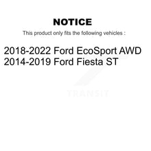 Charger l'image dans la galerie, Front Rear Wheel Bearing Kit For Ford EcoSport Fiesta K70-102014