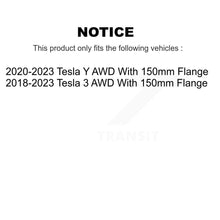 Charger l'image dans la galerie, Front Rear Wheel Bearing &amp; Hub Assembly Kit For Tesla 3 Y With 150mm Flange AWD