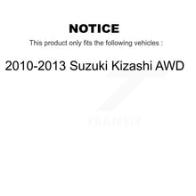 Charger l'image dans la galerie, Front Rear Wheel Bearing &amp; Hub Assembly Kit For 2010-2013 Suzuki Kizashi AWD K70-102026