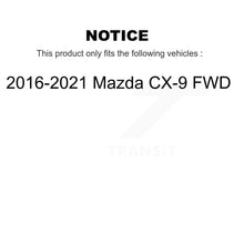 Charger l'image dans la galerie, Front Rear Wheel Bearing &amp; Hub Assembly Kit For 2016-2021 Mazda CX-9 FWD K70-102030