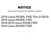 Load image into Gallery viewer, Front Rear Wheel Bearing &amp; Hub Assembly Kit For Lexus RX350 RX350L RX450h FWD K70-102044