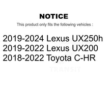 Load image into Gallery viewer, Front Wheel Bearing And Hub Assembly Pair For Toyota C-HR Lexus UX250h UX200