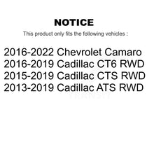 Load image into Gallery viewer, Front Wheel Bearing And Hub Assembly Pair For Cadillac ATS Chevrolet Camaro CTS CT6 K70-102088