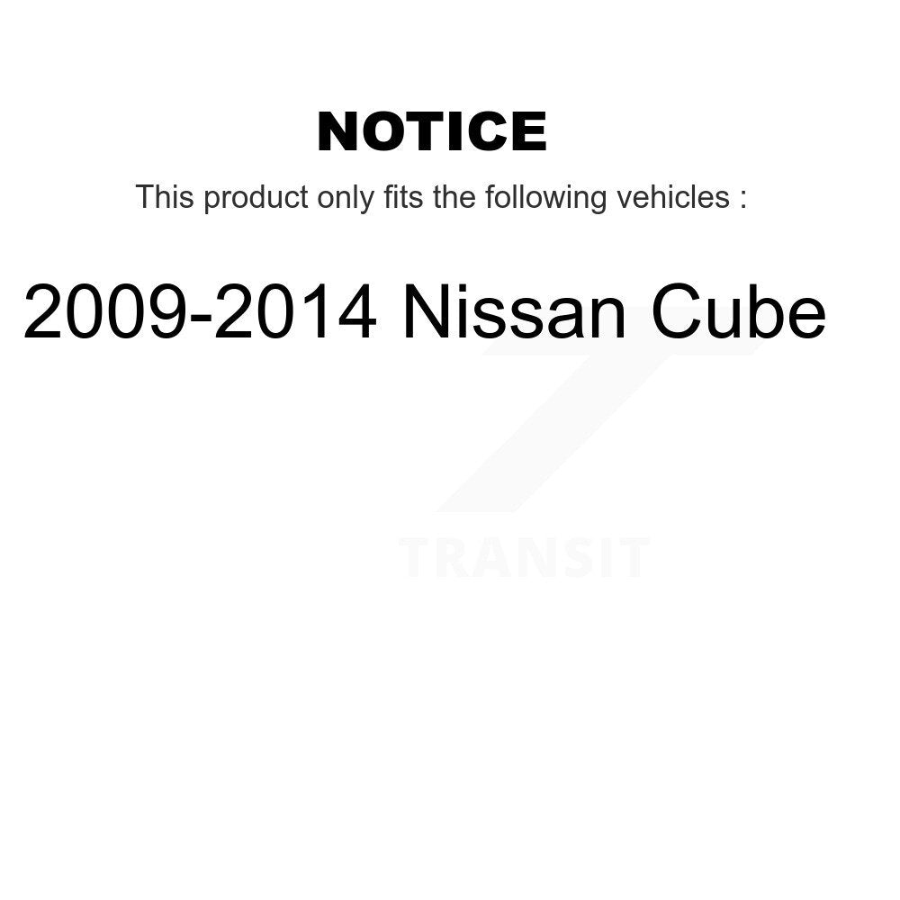 Rear Wheel Bearing And Hub Assembly Pair For 2009-2014 Nissan Cube K70-102106