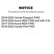 Load image into Gallery viewer, Front Rear Wheel Bearing And Hub Assembly Kit For Honda Pilot Acura MDX Passport K70-102134