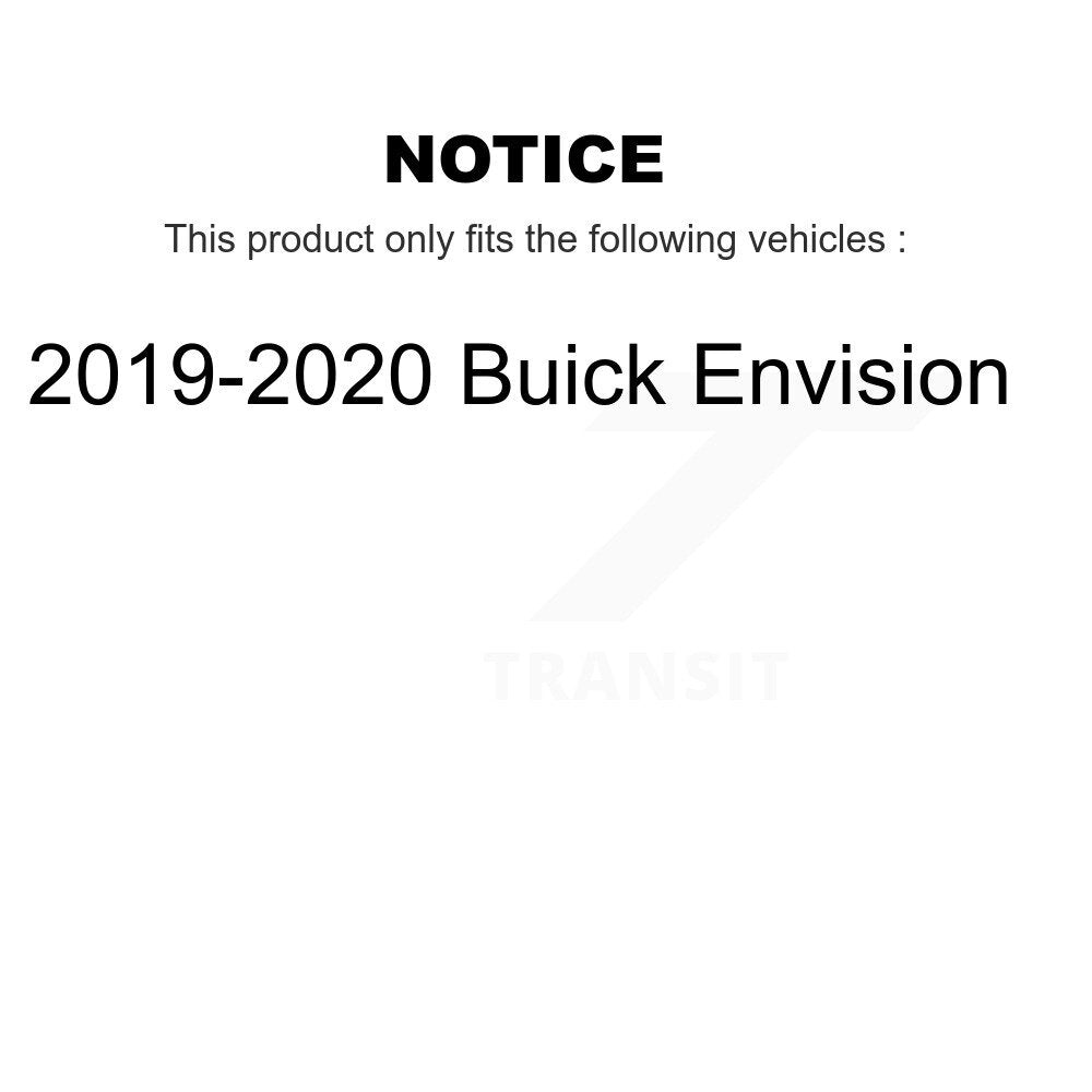 Front Wheel Bearing And Hub Assembly Pair For 2019-2020 Buick Envision K70-102187