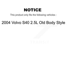 Load image into Gallery viewer, Front Rear Wheel Bearing And Hub Assembly Kit For 2004 Volvo S40 2.5L Old Body Style K70-102223
