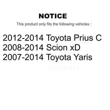 Load image into Gallery viewer, Front Rear Suspension Strut Shock Mounting Kit For Toyota Yaris Prius C Scion xD K73-100252