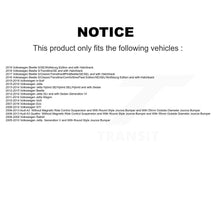 Load image into Gallery viewer, Rear Suspension Strut Shock Mounting Pair For Volkswagen Jetta Golf Beetle Rabbit GTI Eos K73-100257