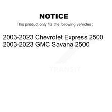 Load image into Gallery viewer, Front Rear Suspension Shock Absorbers Kit For 2003-2023 GMC Savana 2500 Chevrolet Express K78-101056