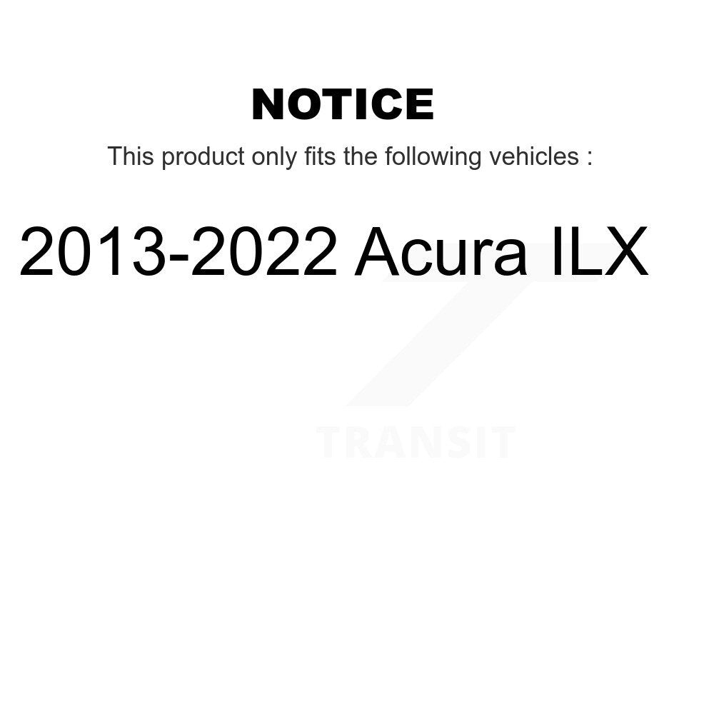 Rear Suspension Shock Absorbers Pair For 2013-2022 Acura ILX K78-101089