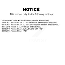 Load image into Gallery viewer, Rear Suspension Shock Absorbers Pair For Nissan TITAN XD K78-101098