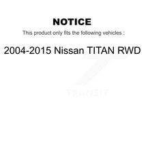 Load image into Gallery viewer, Rear Suspension Shock Absorbers Pair For 2004-2015 Nissan TITAN RWD K78-101099