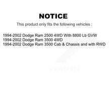 Load image into Gallery viewer, Rear Suspension Shock Absorbers Pair For 1994-2002 Dodge Ram 2500 3500 K78-101104