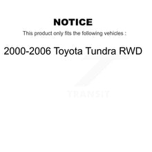 Load image into Gallery viewer, Rear Suspension Shock Absorbers Pair For 2000-2006 Toyota Tundra RWD K78-101130